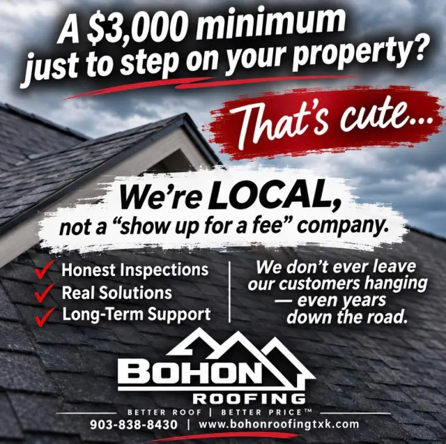 Some companies have a $3,000 minimum just to show up. We prefer to let our work speak for itself.