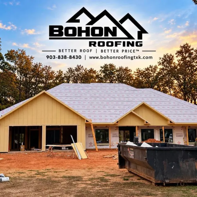 Today, Robbie Bohon is personally overseeing this new construction roofing project, making sure our work meets the...